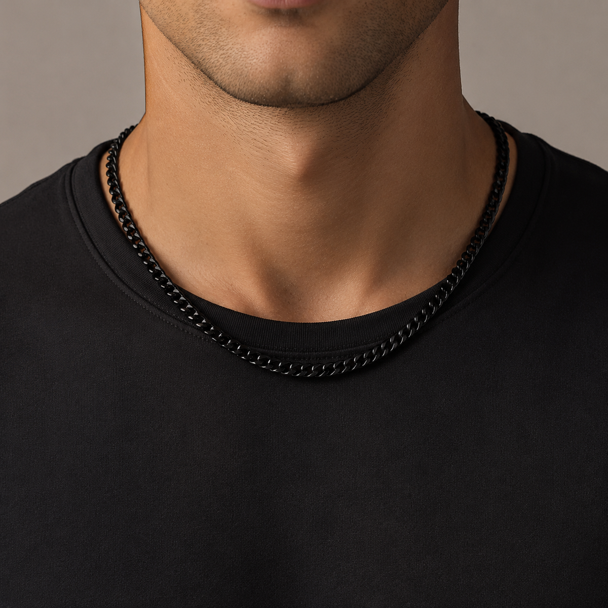 Cuban Chain 5mm (Black)