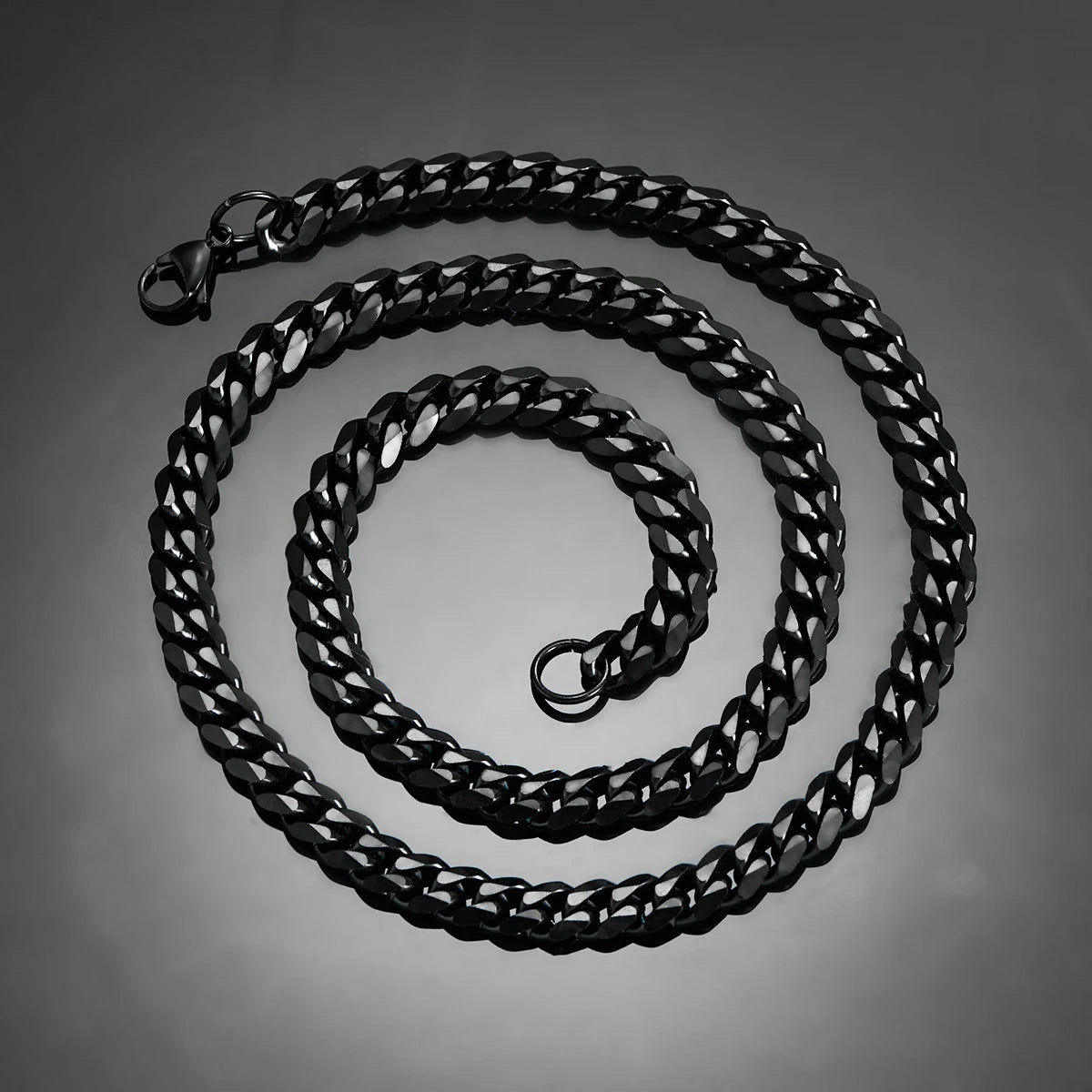 Cuban Chain Black | 7mm