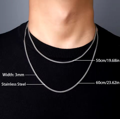 Cuban Chain Silver | 3mm