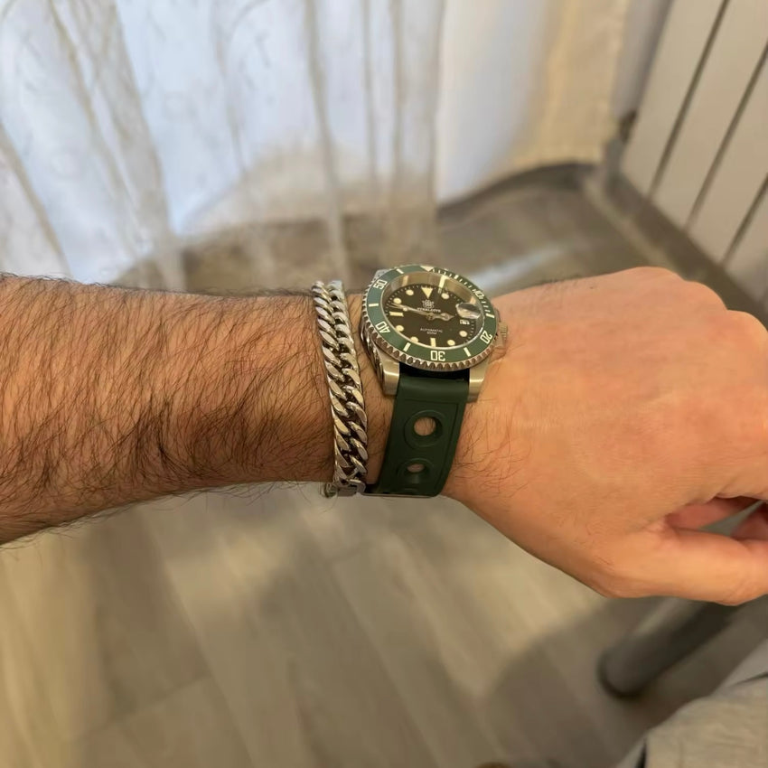 Silver 10MM Cuban Bracelet