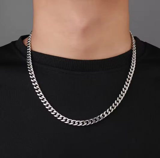 Cuban Chain Silver | 7mm