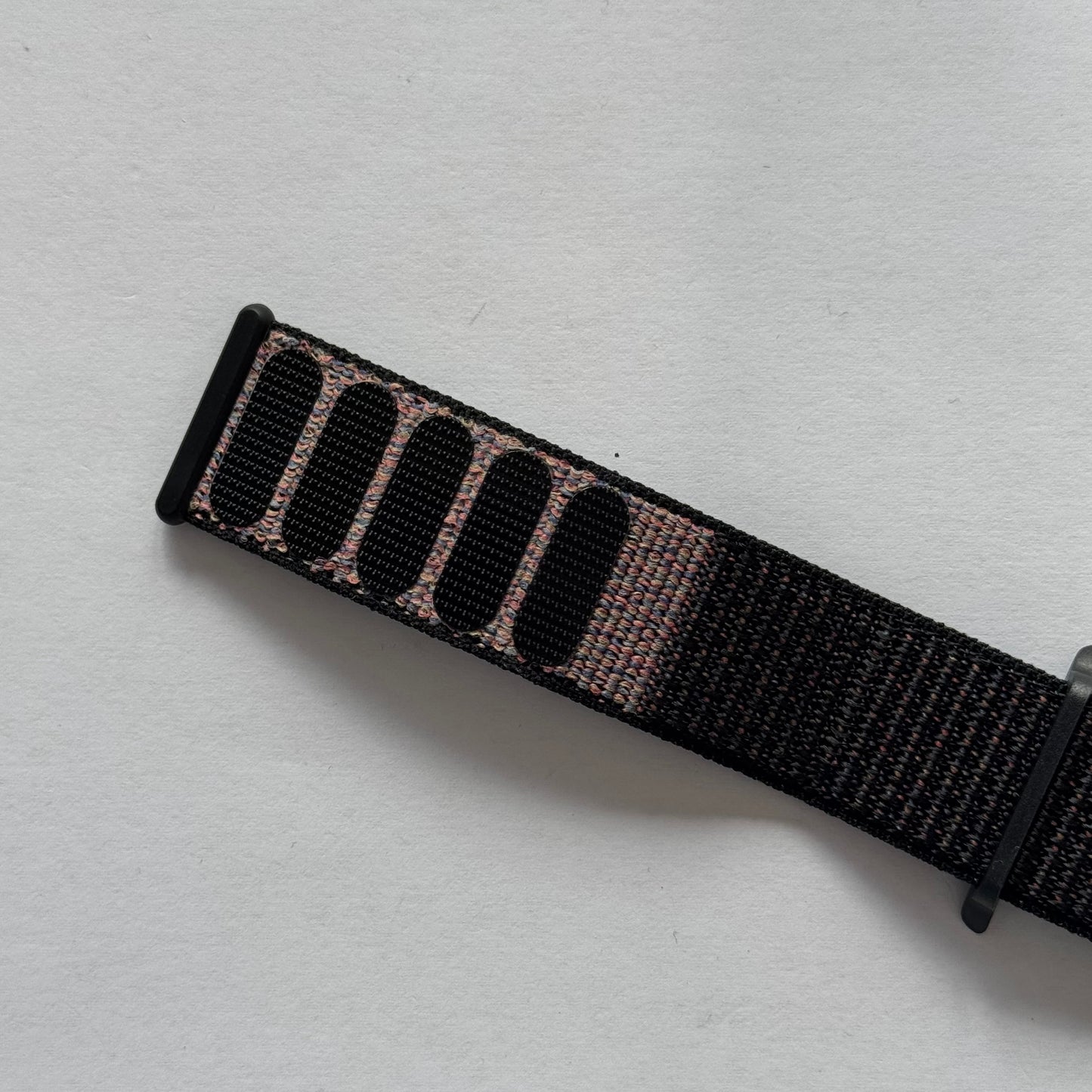 Black (Coloured) Nylon Apple Watch Band 38/40/41mm