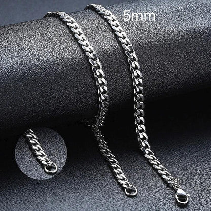 Cuban Chain Silver | 5mm