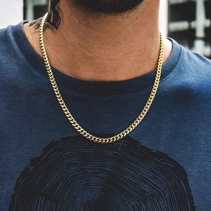 Cuban Chain 5mm (Gold)