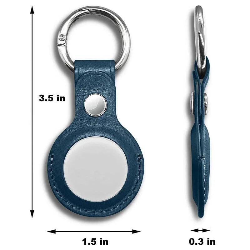 AirTag-Hülle aus Leder mit Schlüsselanhänger