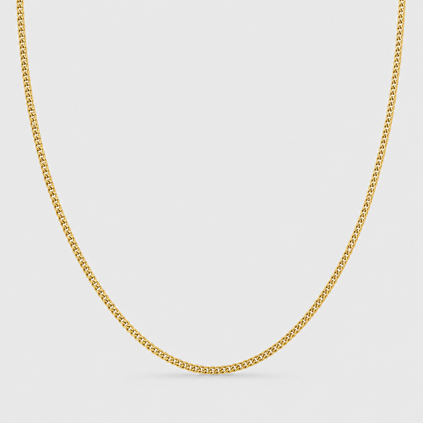 Cuban Chain (Gold) | 3mm
