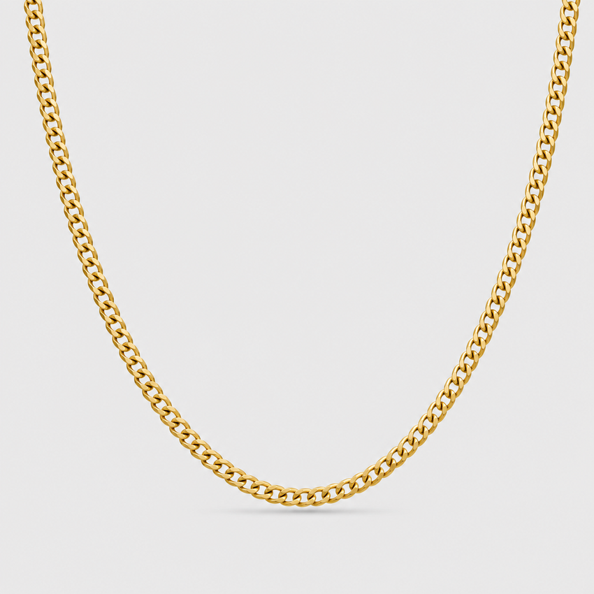 Cuban Chain 5mm (Gold)