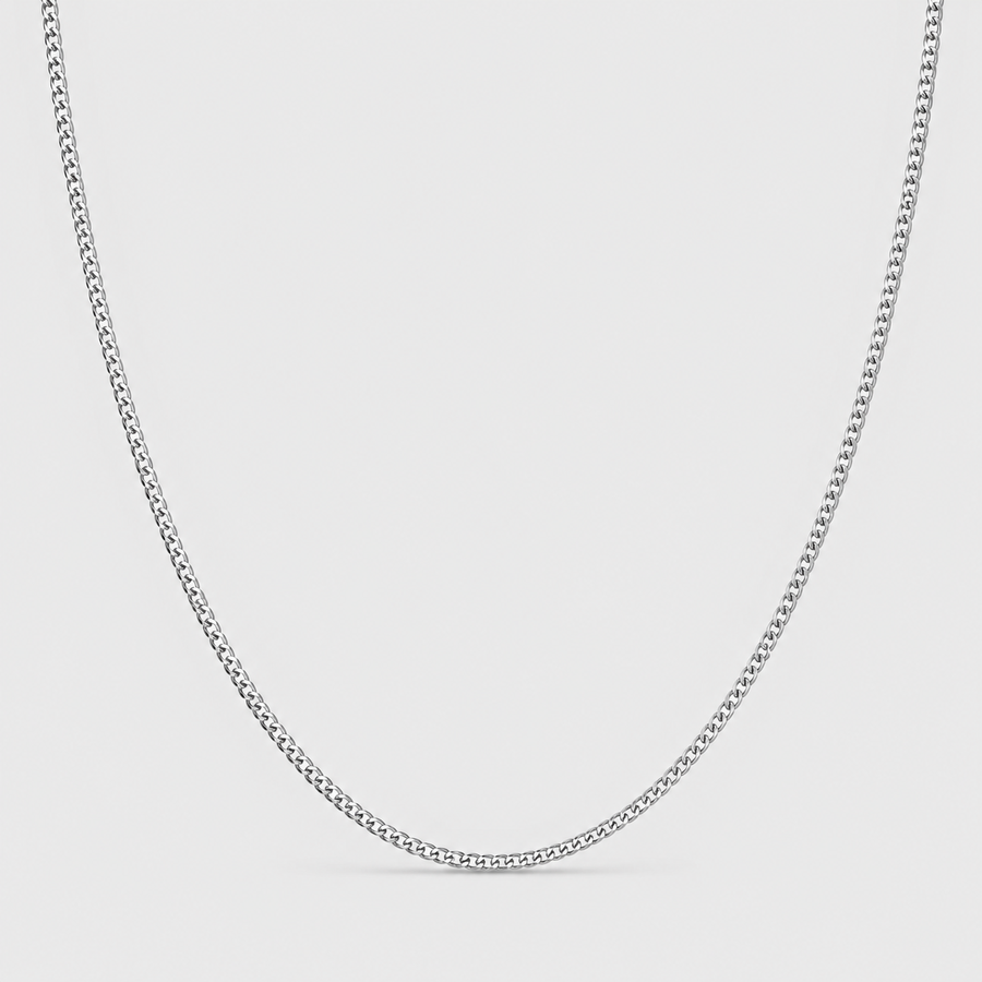 Cuban Chain 3mm (Silver)
