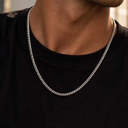 Cuban Chain 3mm (Silver)