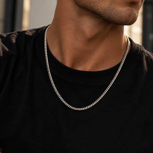 Cuban Chain 3mm (Silver)