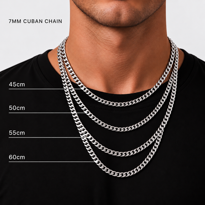 Cuban Chain 7mm (Silver)