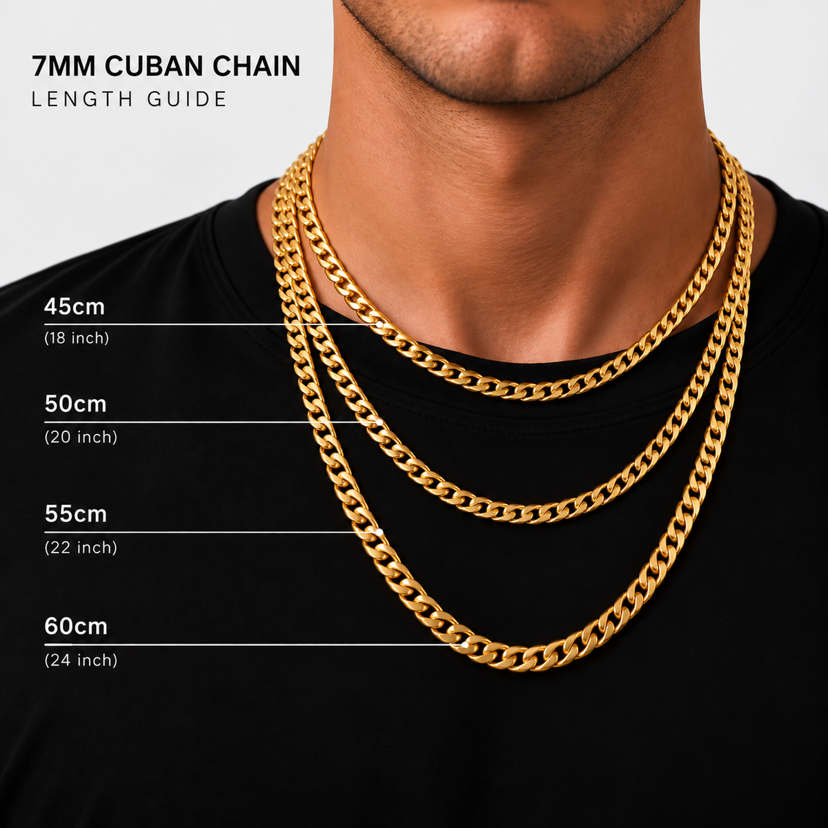 Cuban Chain 7mm (Gold)