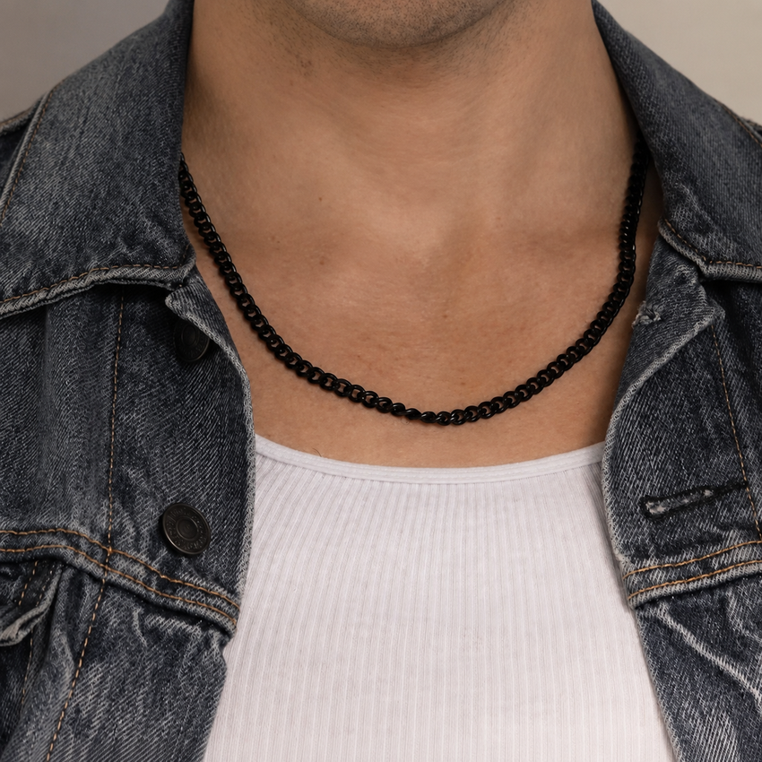 Cuban Chain 5mm (Black)