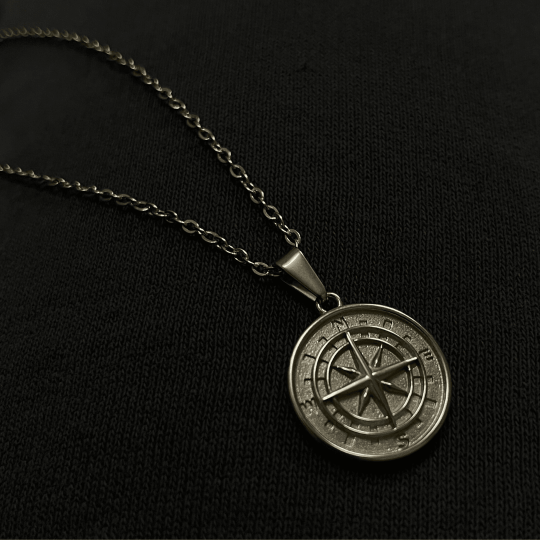 Compass Pendant (Silver)