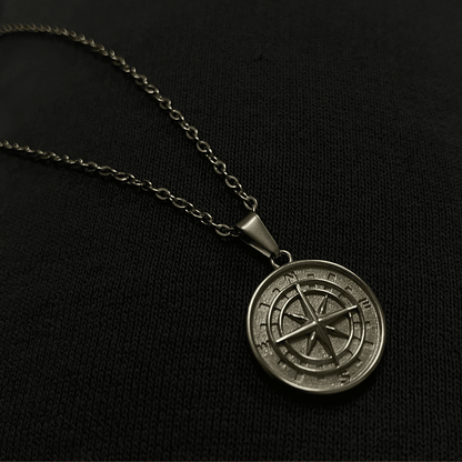 Compass Pendant (Silver)