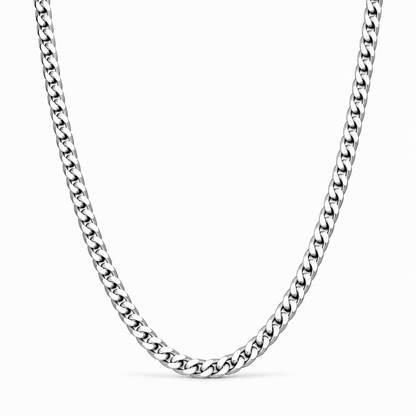 Cuban Chain 5mm (Silver)