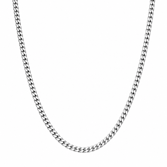 Cuban Chain 3mm (Silver)
