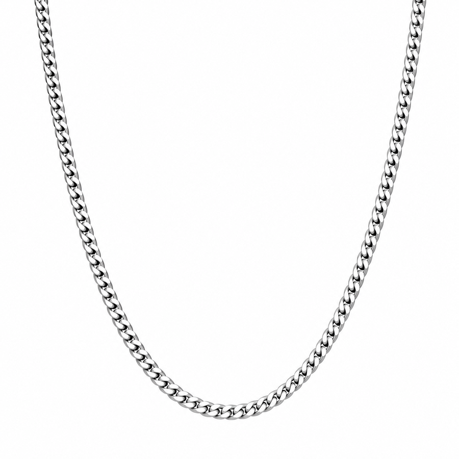 Cuban Chain 3mm (Silver)
