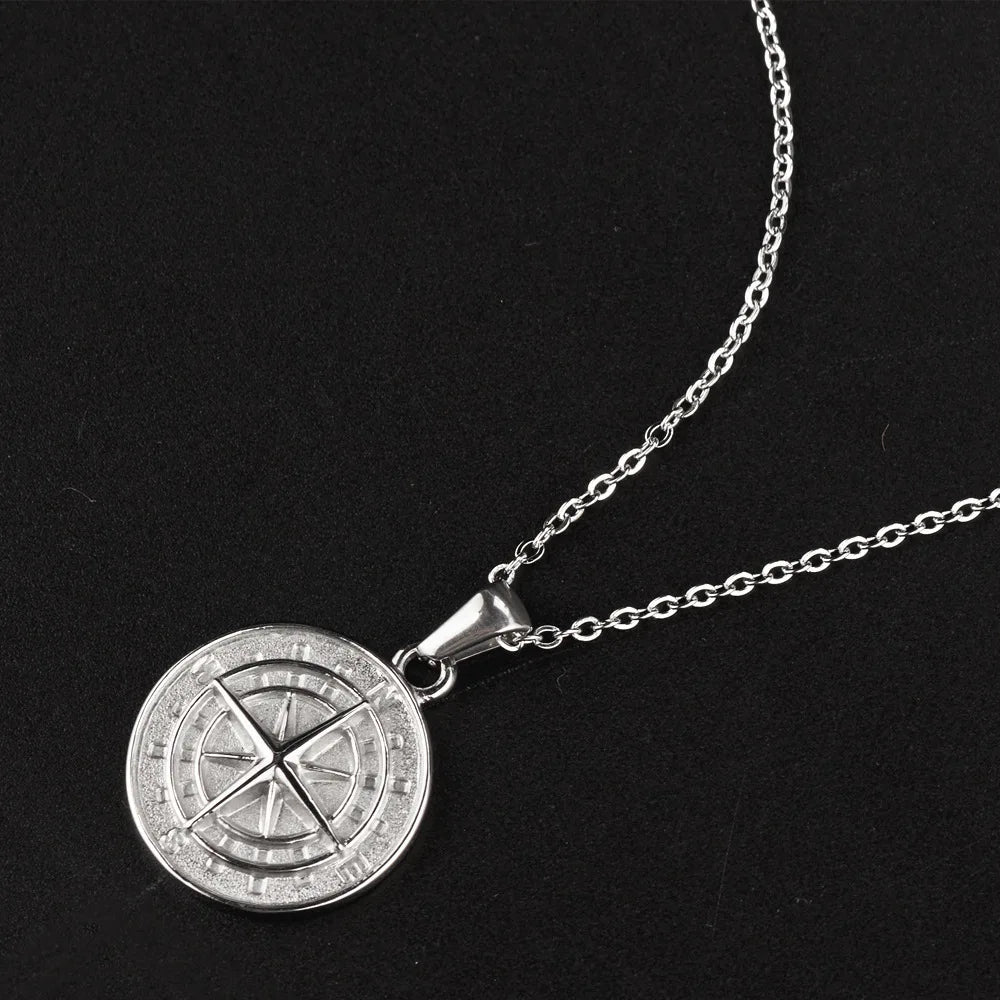 Compass Pendant (Silver)