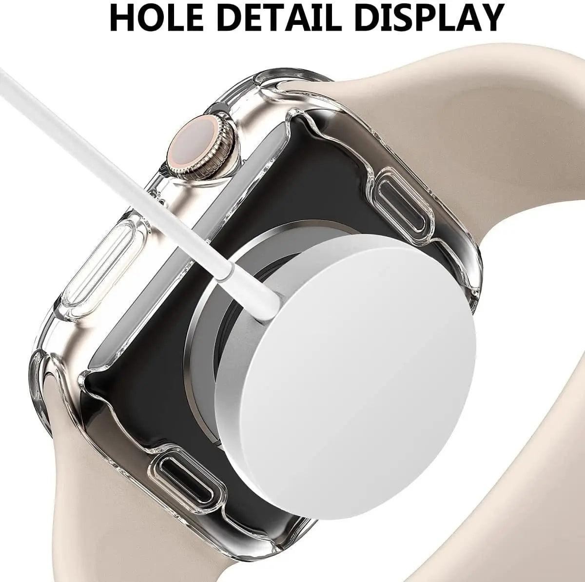 Armband für Apple Watch Band 45MM 44MM iWatch 41MM 40MM Handgelenk Armband Displayschutzfolie Hülle Apple Watch Serie 8 7 SE 6 5 4 3 Band