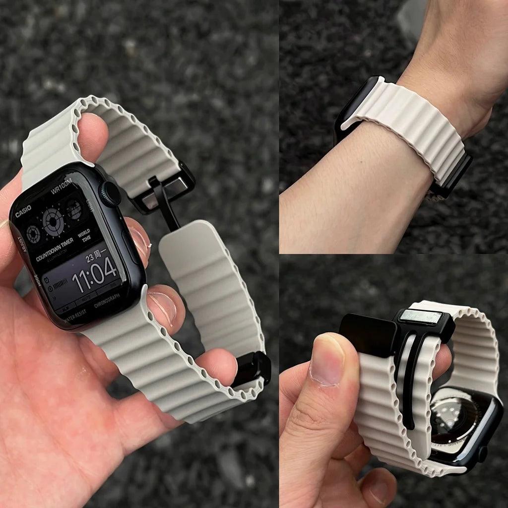 Bracelet à boucle magnétique pour Apple Watch