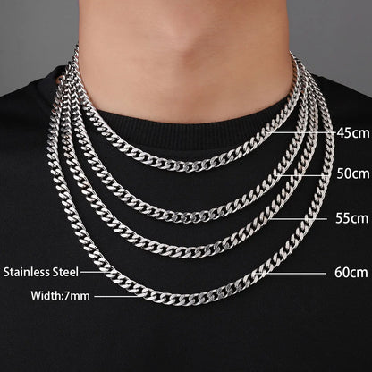 Cuban Chain Silver | 7mm