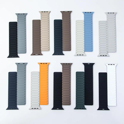 Magnetic Silicone Sports Band for Apple Watch Ultra 2 & Series 1-9