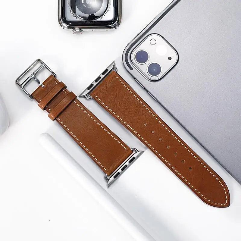 Leather Watch Strap for Apple Watch