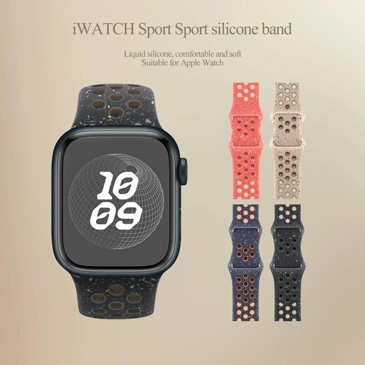 Bracelet de montre en silicone pour le sport