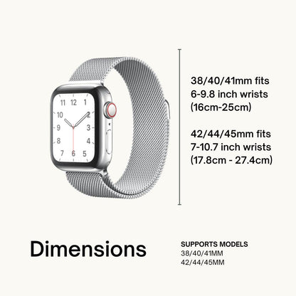 Bracelet en acier inoxydable pour Apple Watch